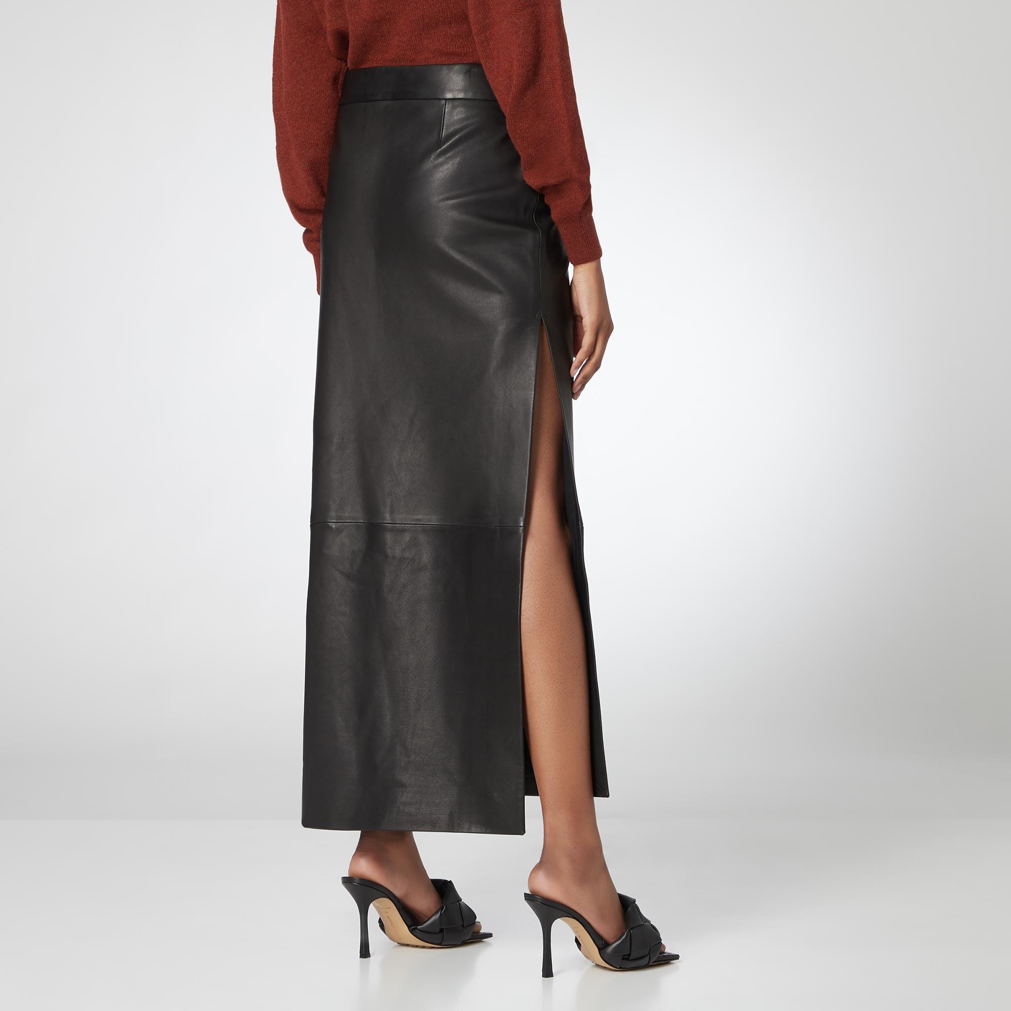 Myla Leather Maxi Skirt